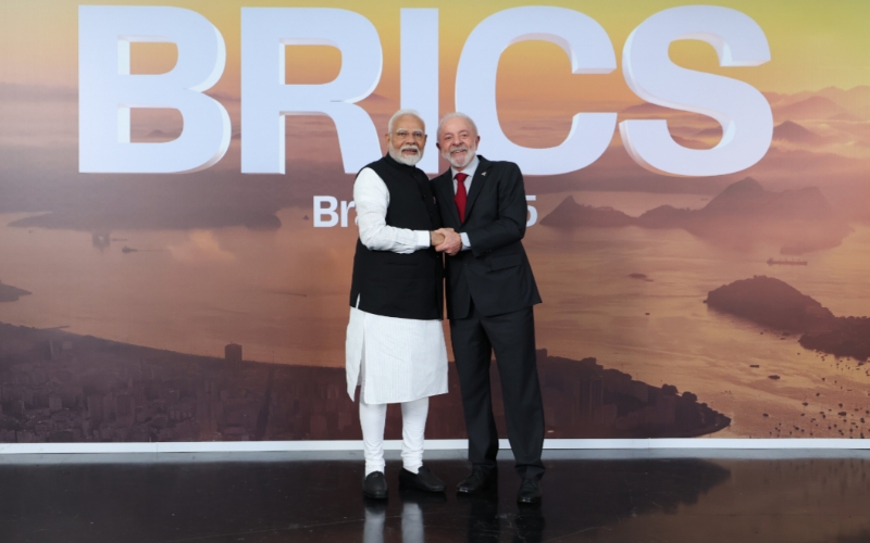 PM नरेंद्र मोदी और ब्राजील के राष्ट्रपति लुईस इनासियो लूला दा सिल्वा BRICS 2025